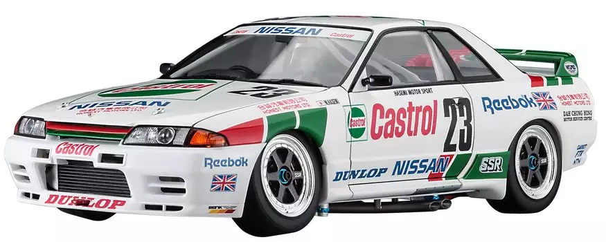 Hasegawa Nissan Skyline BNR32 Технические характеристики 1990 Macau Gear Race Winner Пластиковая модель 20581 1/24 GT-R Gr.A