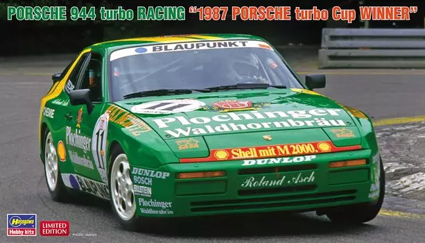 Hasegawa Porsche 944 Turbo Racing 1987 Porsche Turbo Cup Winner Пластиковая модель 20563 1/24