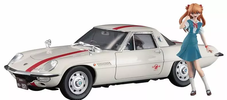 Hasegawa Rebuild of Evangelion NERV официальная пластиковая модель автомобиля Shikinami Asuka Langley масштабная смоляная фигурка SP459 1/24 и 1/24 белый