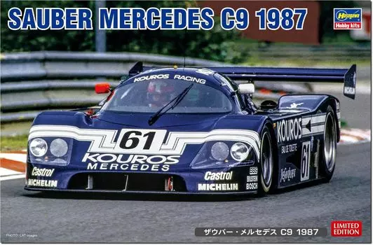 Hasegawa Sauber Mercedes C9 1987 Пластиковая модель 20753 1/24 (Машина)