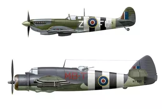 Hasegawa Spitfire Beaufighter Overlord 1/72 Mk.IXC & Mk.X