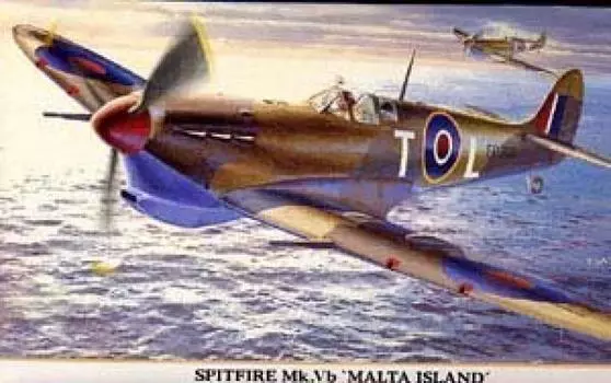 Hasegawa Spitfire Остров Мальта масштаб [09405] Mk.Vb 1/48