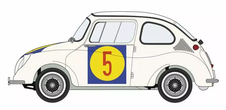 Hasegawa Subaru 360 1963 1-й класс Гран-при Японии Пластиковая модель 20465 1/24 C-1 слоновая кость