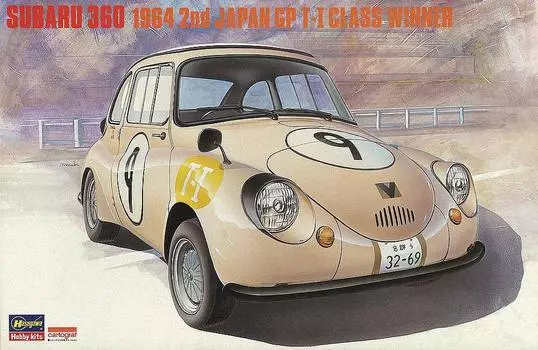 Hasegawa Subaru 360 1964 2-й победитель Гран-при Японии в классе Пластиковая модель 20322 1/24 T-1