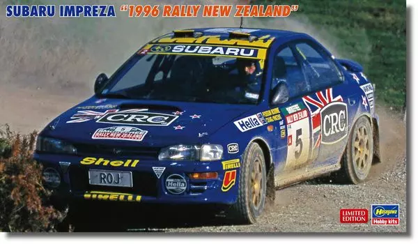 Hasegawa Subaru Impreza 1996 Rally New Zealand Пластиковая модель 20696 1/24