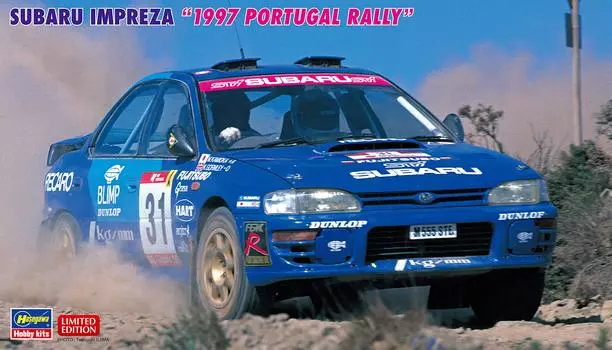 Hasegawa Subaru Impreza 1997 Португалия Ралли Пластиковая модель 20483 1/24 синий