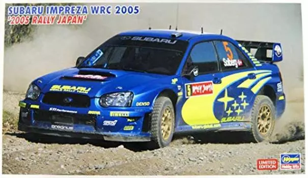 Hasegawa Subaru Impreza WRC 2005 2005 Rally Mexico Winner Пластиковая модель 20454 1/24 синий