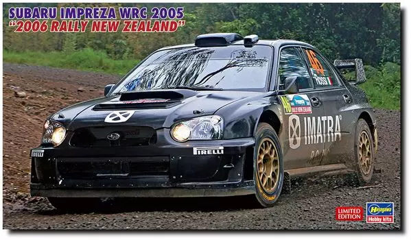 Hasegawa Subaru Impreza WRC 2005 2006 Ралли Новая Зеландия Пластиковая модель 20506 1/24