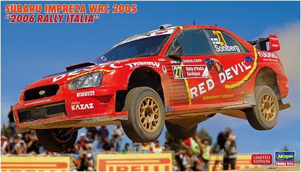 Hasegawa Subaru Impreza WRC 2005 Rally Plastic Model 20614 1/24 (2006 Italy)