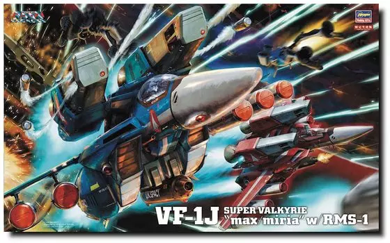 Hasegawa Super Valkyrie Bullet 65827 1/48 VF-1J “Max/Milia” w/Reaction