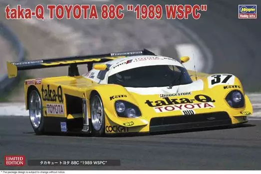 Hasegawa Takakyu Toyota 88C 1989WSPC Пластиковая модель 20576 1/24