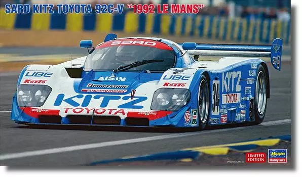 Hasegawa Third Kitz Toyota Le Пластиковая модель 20706 1/24 92C-V «1992 Mans»