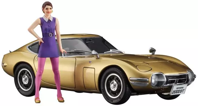 Hasegawa Toyota 2000GT Gold Girls Фигурка Пластиковая модель SP533 1/24 с 60-ми (Смола)