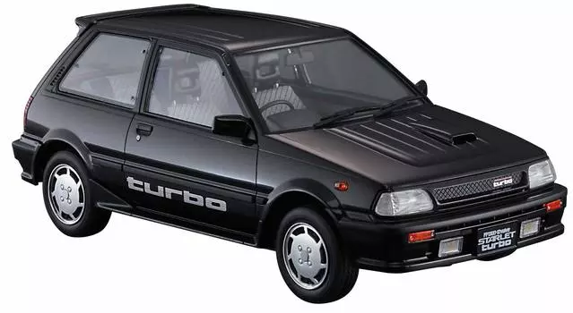 Hasegawa Toyota Starlet EP71 Turbo S ранняя модель пластиковая модель 20449 1/24 (3 двери)