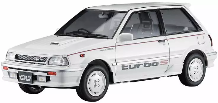 Hasegawa Toyota Starlet EP71 Turbo S Super Limited Пластиковая модель 20508 1/24 (3 двери) Среднесрочный