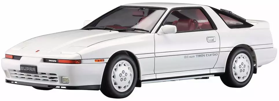 Hasegawa Toyota Supra A70 GT Twin Turbo 1989 Белый пакет 1/24 белый