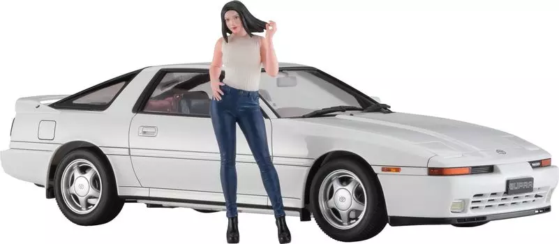 Hasegawa Toyota Supra A70 Twin Turbo 1990 Фигурка Пластиковая Модель SP614 1/24 2.0GT с Девушками (Машина)
