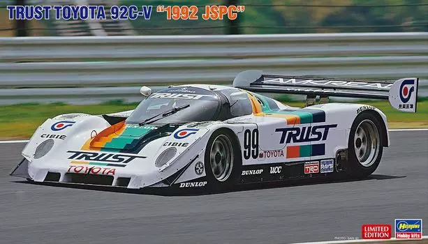 Hasegawa Trust Toyota 1992 JSPC Plastic Model 20746 1/24 92C-V (Car)