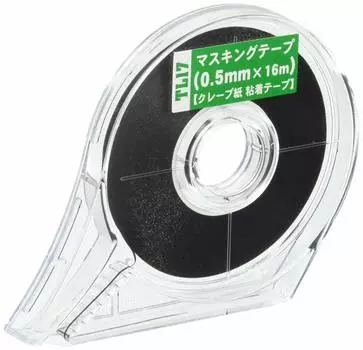 Hasegawa Try Tool Малярная лента x 16м Клейкая лента из гофрированной бумаги Пластиковый инструмент для моделирования TL17 0,5 мм