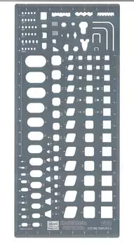 Hasegawa Try Tool Резка Шаблона D Квадратная Линейка Пластиковая Модель Инструмент TP8