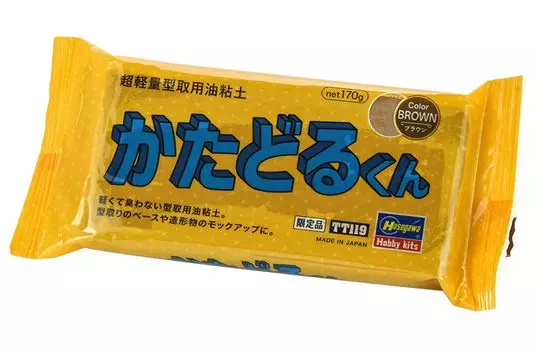 Hasegawa Try Tools Ультралегкая масляная глина Katorokun TT119 коричневый