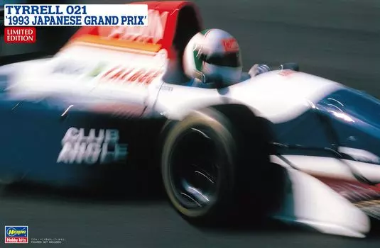 Hasegawa Tyrrell 021 1993 Гран-при Японии Пластиковая модель 20738 1/24 (Машина)