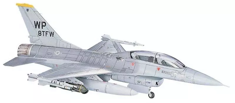 Hasegawa US Air Force Plus Plastic Model D14 1/72 F-16B Fighting.Falcon