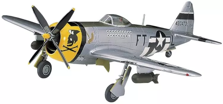 Hasegawa US Army Thunderbolt Plastic Model A8 1/72 P-47D