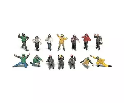 Hasegawa US Navy Crew Set A Пластиковая модель 1/48 Пилот/Палуба X48-6