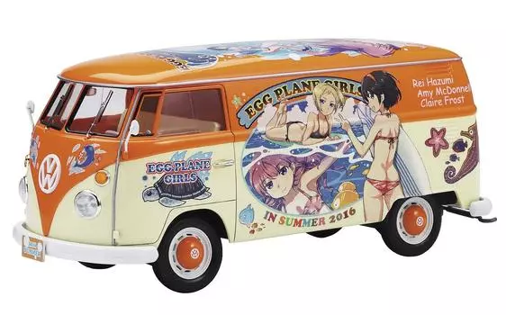 Hasegawa Volkswagen Type 2 Delivery Van Egg Girls Летняя краска 2016 Пластиковая модель SP345 1/24
