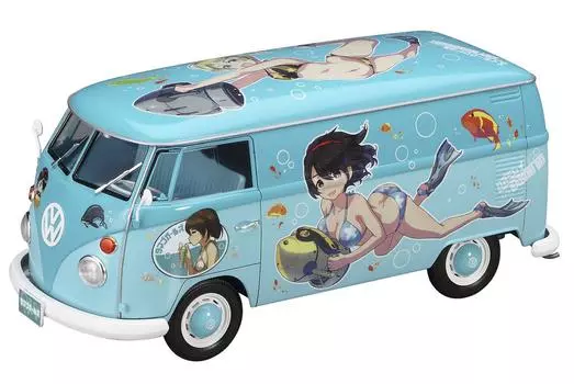 Hasegawa Volkswagen Type 2 Delivery Van Egg Girls Летняя краска 2017 Пластиковая модель SP362 1/24