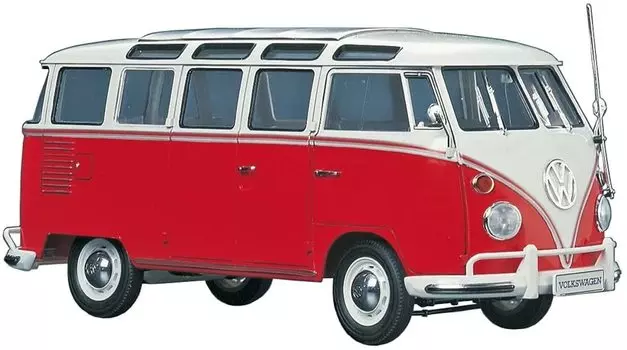 Hasegawa Volkswagen Type 2 Microbus 23 Окна Пластиковая Модель HC10 1/24