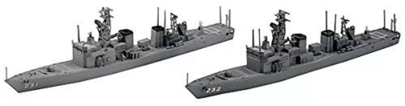 Hasegawa Waterline Series Maritime Force Destroyer Plastic Model 014 1/700 Self-Defense Oyodo/Sendai