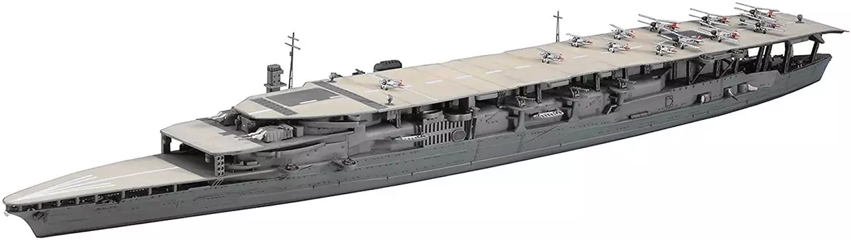Hasegawa Waterline Series Японский авианосец ВМС Акаги Пластиковая модель 220 1/700 Трехпалубный