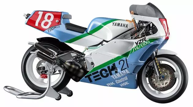 Hasegawa Yamaha TECH 21 1988 Пластиковая модель 21727 1/12 YZR500(0W98) белый