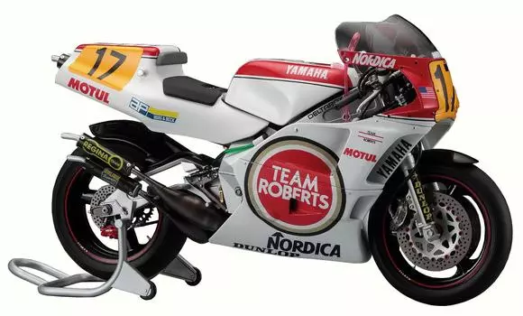 Hasegawa Yamaha YZR500 0W98 Team Lucky Strike Roberts 1988 21707 1/12