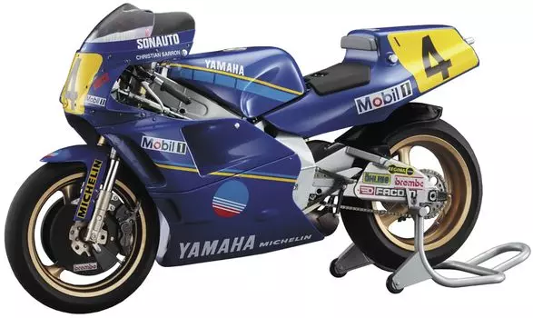 Hasegawa Yamaha YZR500 Sonaut Yamaha 1989 Пластиковая модель 21768 1/12 (0WA8) (Мотоцикл)