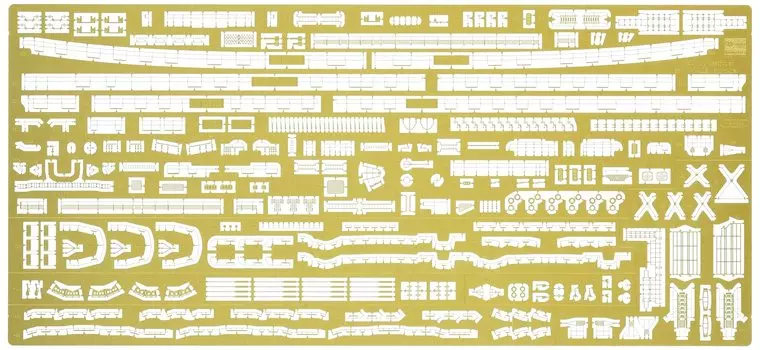 Hasegawa Японский ВМС Эсминец Shimakaze Финал Детали Травление Детали Пластиковые Модели QG57 1/350