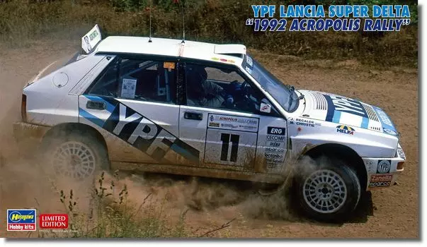 Hasegawa YPF Lancia Super Delta 1992 Arlopolis Rally Пластиковая модель 20685 1/24