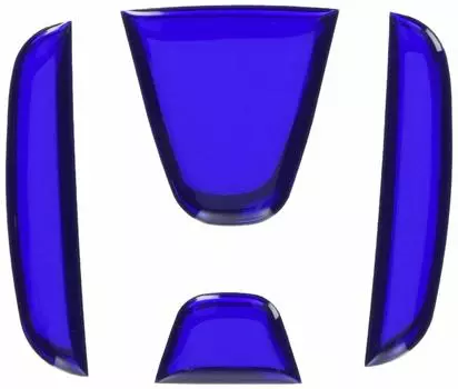 HASEPRO Magical Art Color Honda 6 [Real Emblem] (Front/Rear Emblem) (Blue) REH-6B