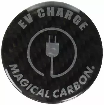 HASEPRO Magical Carbon Charge Cap Nissan PHEV [EV Emblem] Leaf/Mitsubishi i-MiEV/Outlander (Black) CEVE-1