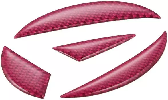 HASEPRO Magical Carbon NEO for Daihatsu Copen LA400K [Emblem] (for rear) (pink) NED-6P