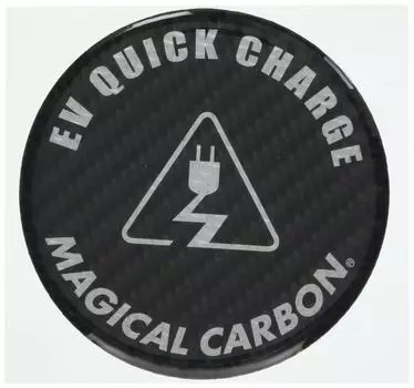 HASEPRO Magical Carbon Quick Charge Cap Nissan Leaf Mitsubishi Outlander PHEV [эмблема EV] / i-MiEV / (черный) CEVQE-1