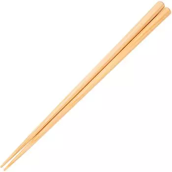 Hashikura Matsukan Chopsticks Dishwasher Safe Natural Wood Unisex Natural Colors Octagon Hinoki Natural Made in Japan 22.5cm G-64725