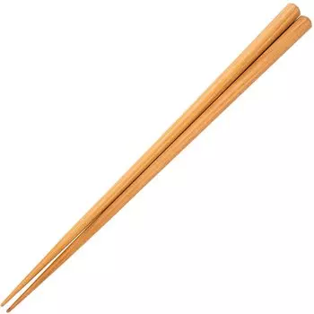 Hashikura Matsukan Chopsticks Dishwasher Safe Natural Wood Unisex Natural Colors Octagonal Sakura Natural Made in Japan 22.5cm G-64727