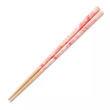 Hashikura Matsukan Chopsticks Dishwasher Safe Natural Wood Unisex FUSION cream Berry Pink Made in Japan 22.5cm G-64639