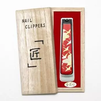 Hashimoto Lacquer Art Makie Nail Clipper Thousand Cane Paulownia Box (Акебоно) чёрный