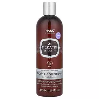 Hask Beauty, Кератиновый протеин, разглаживающий кондиционер, 12 жидких унций (355 мл)