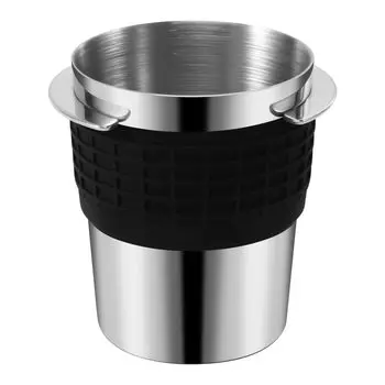Haskoss Дозирующая чашка для эспрессо Дозирующая чашка для эспрессо-машины с фильтром Дозирующая чашка для кофе Дозирующая чашка из нержавеющей стали для кофе Детали для подачи порошка