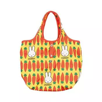 Hassy Top Inn Eco Bag Miffy Carrot Convenience Store Bag Yellow Small MF-8252